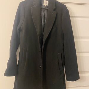 GAP Charcoal Blazer with Pinstripe Lining